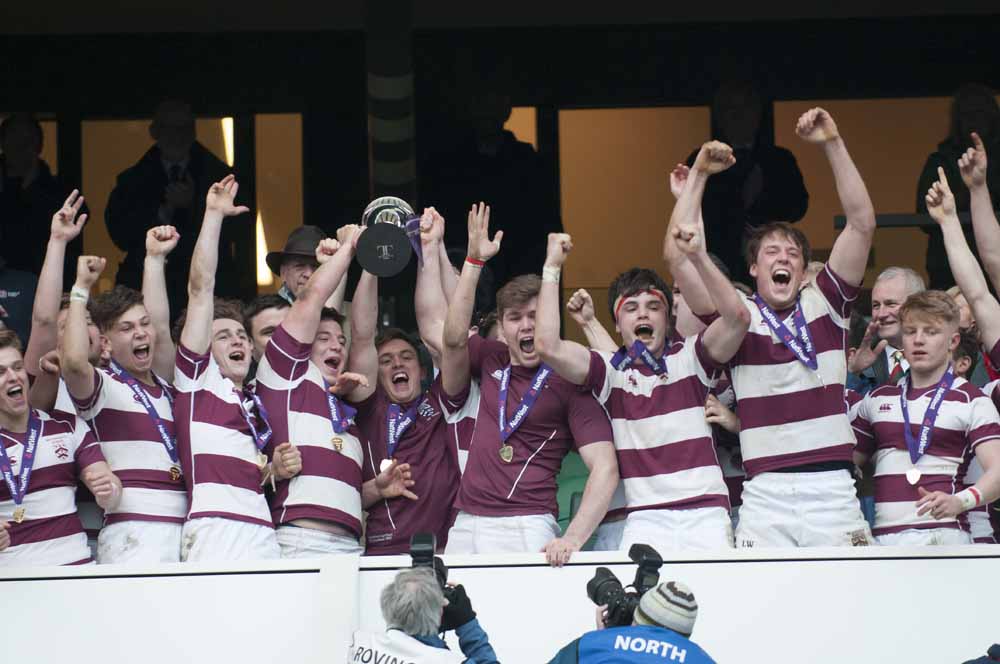 NatWest Schools Cup Final (won 18-10 against QEGS Wakefield